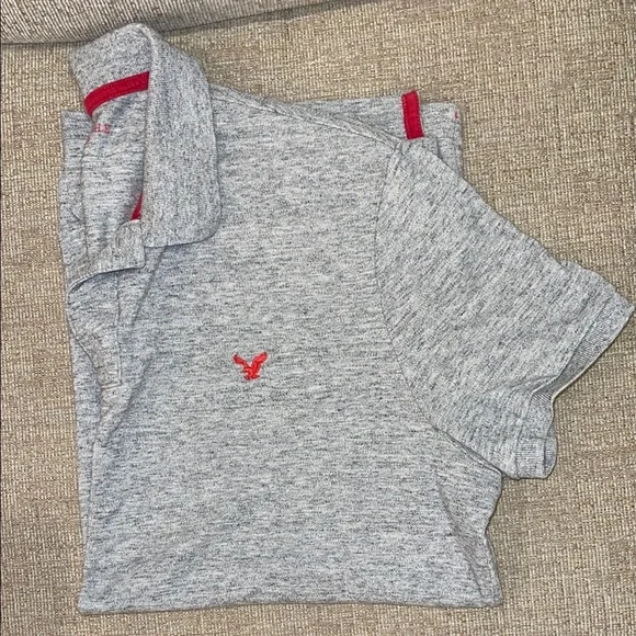 American Eagle Polo Shirt with Red Logo - Picture 6 of 6